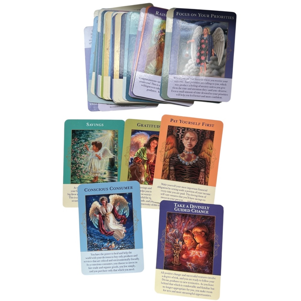 Angels of Abundance Oracle Cards & Guidebook Doreen Virtue Grant Virtue